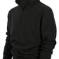 Grauer Zipper-Sweater - Leon