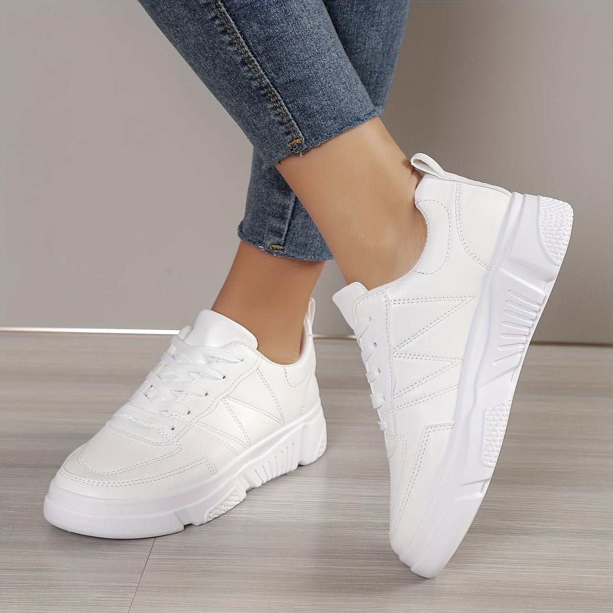 Weiß Pure Eleganz Sneaker - Lara