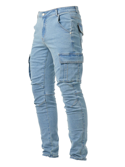 Hellblaue Cargo Jeans - Leon