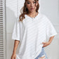 Schwarzes Oversize T-Shirt - Mila