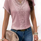 Beige Lace Blouse - Clara