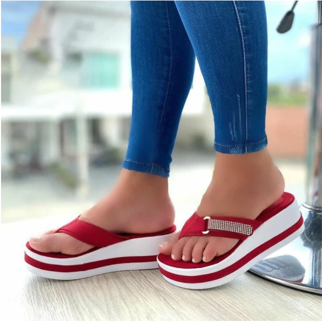 Nora - Maritime Komfort-Flip-Flops