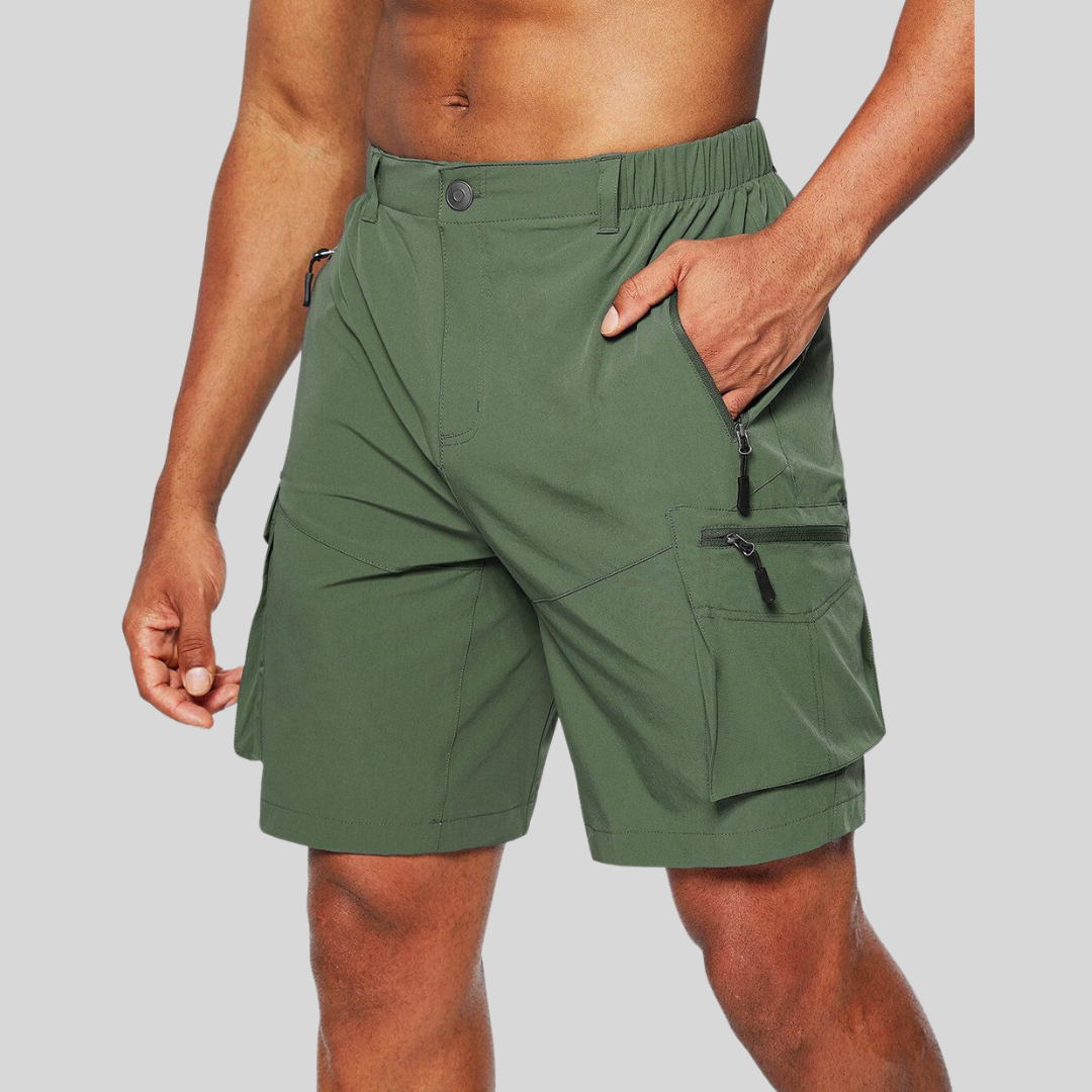 Jan - Herren Cargoshorts in Grau