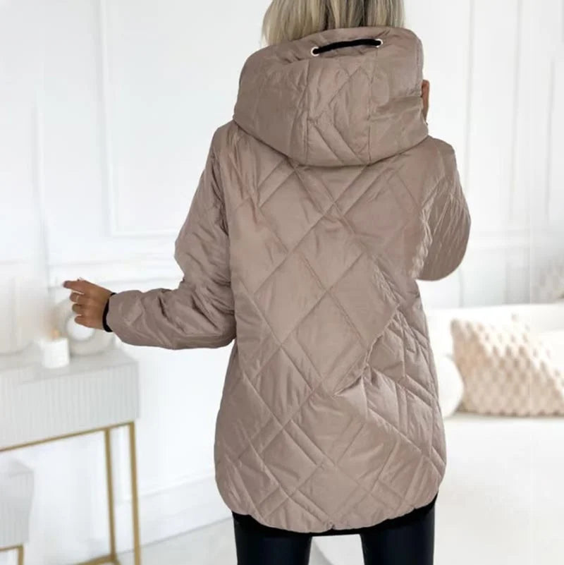 Elegante Parka-Jacke Rosa - Elara