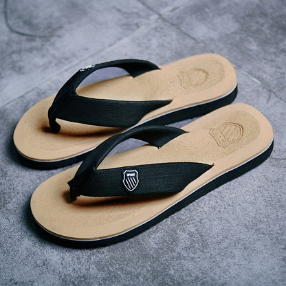 Braune Herren Flip-Flops - Luca