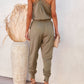 Olive Spitzen Cami Jumpsuit - Tencel