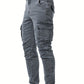 Schwarze Cargo-Jeans Slim-Fit - Finn