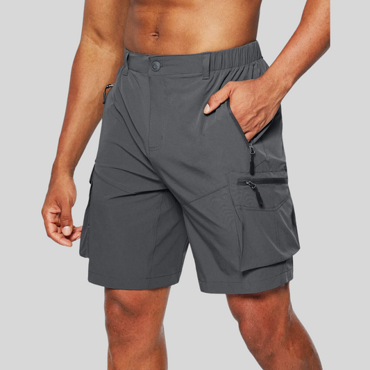 Jan - Herren Cargoshorts in Grau