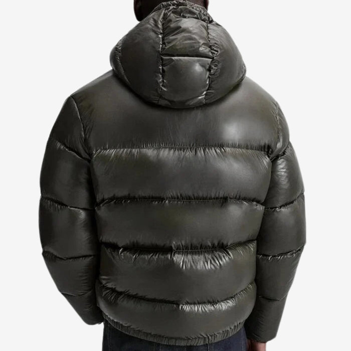 Schwarze Steppjacke – Leon