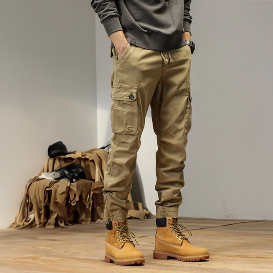 Beige Cargo Pants - Max