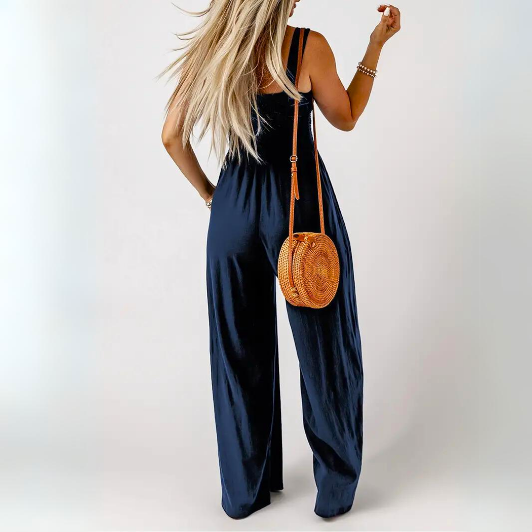 Ärmelloser Jumpsuit – Eleganz & Komfort