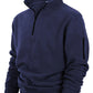 Grauer Zipper-Sweater - Leon