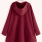 Elegante Warme Winterjacke Rotwein - Sophia