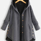 Elegante Warme Winterjacke Rotwein - Sophia