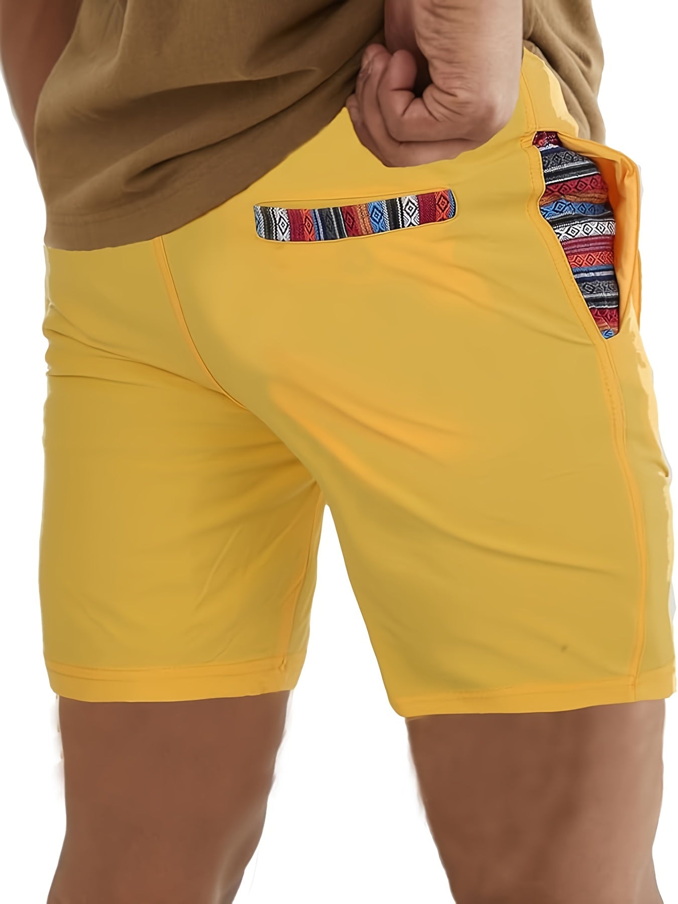 Beigefarbene Freizeitshorts – Max