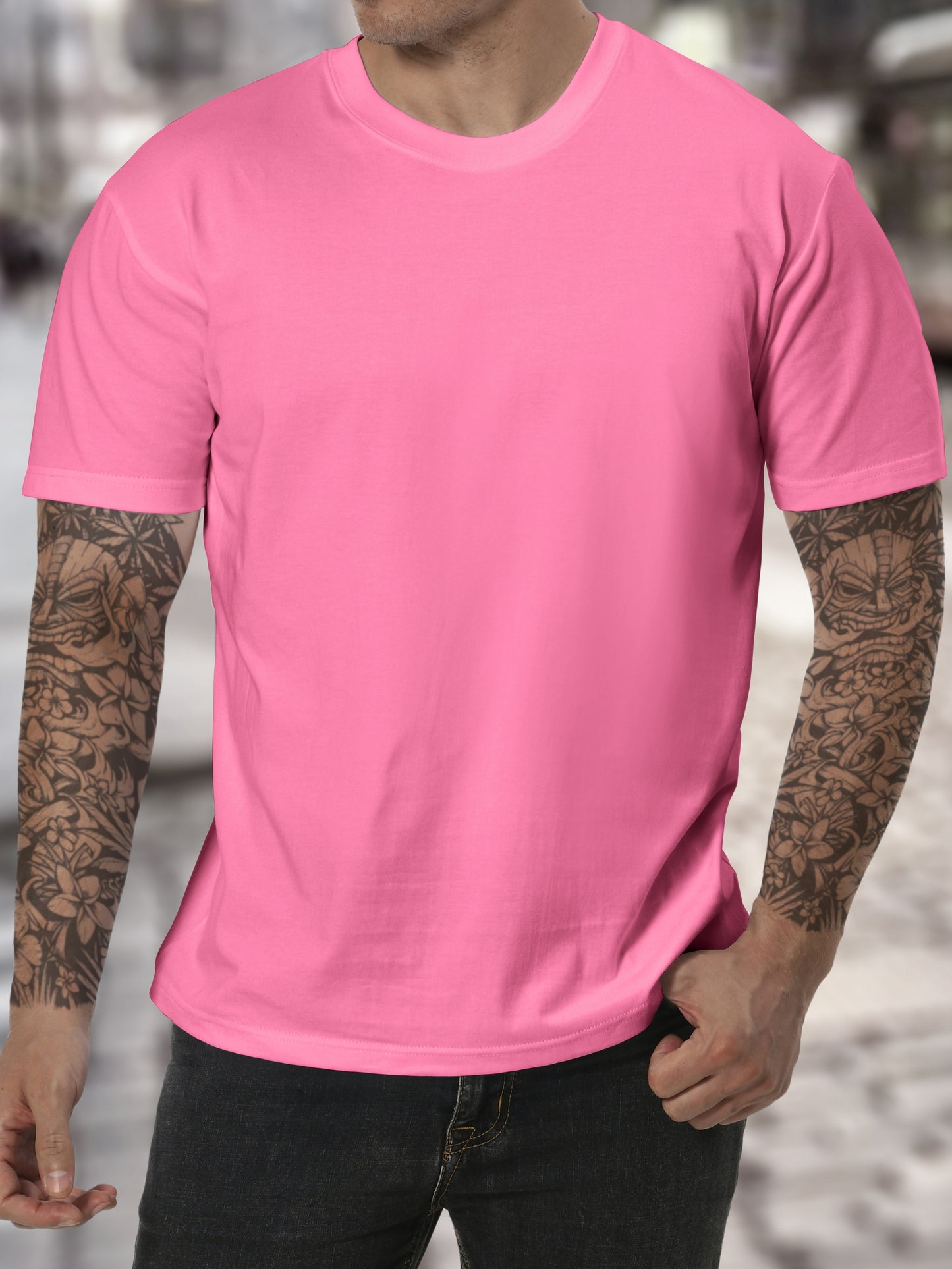 Weiße Basic T-Shirt - Alex