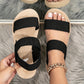 Weiße Sandalen mit elastischen Riemen - Lena