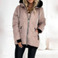 Elegante Parka-Jacke Rosa - Elara