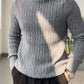 Casual Wollpullover Rollkragen Weiß - Elias