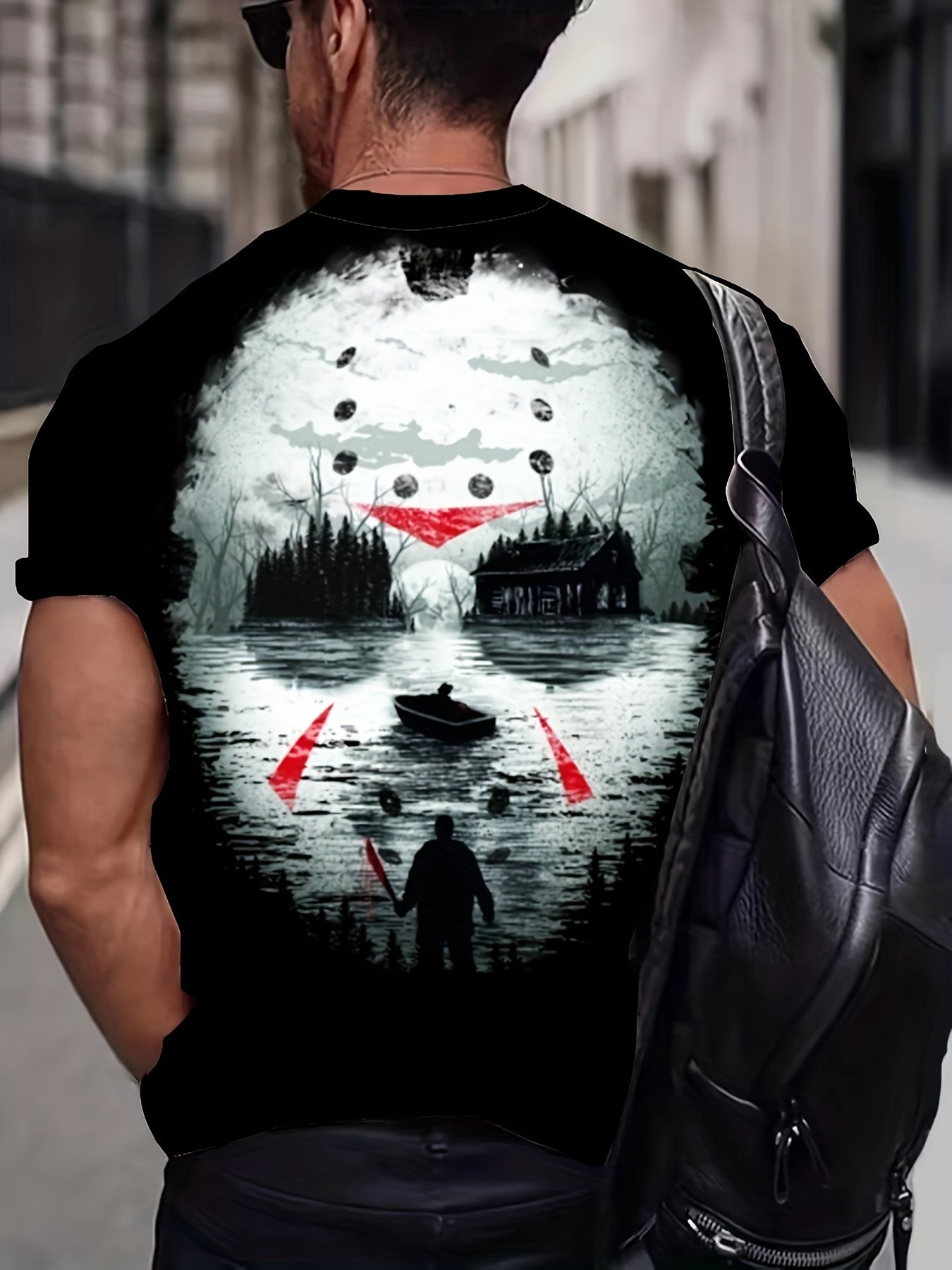 T-Shirt Schwarz-Weiß – Jason's Revenge