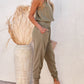 Olive Spitzen Cami Jumpsuit - Tencel