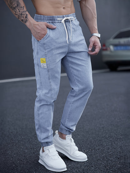 Blaue Jogger-Jeans - Lukas