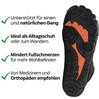 Herren Winter-Barfußschuh Schwarz - Arvid