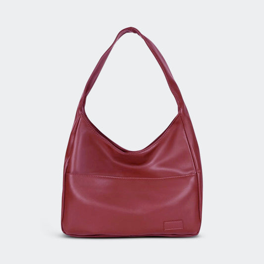 Rote Hobo-Tasche - Clara