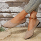 Beige Flache Schuhe - Julia