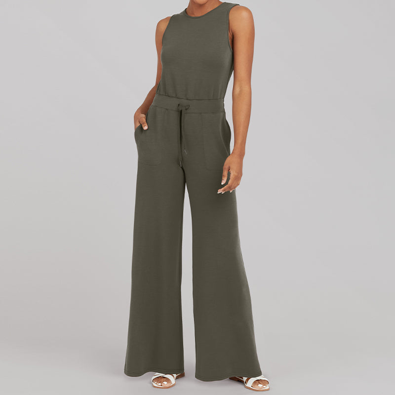 Zoe - Schwarzer Chic Jumpsuit