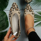 Schwarzer Leopard Slipper - Zoe