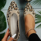 Schwarzer Leopard Slipper - Zoe