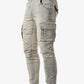 Schwarze Cargo-Jeans Slim-Fit - Finn