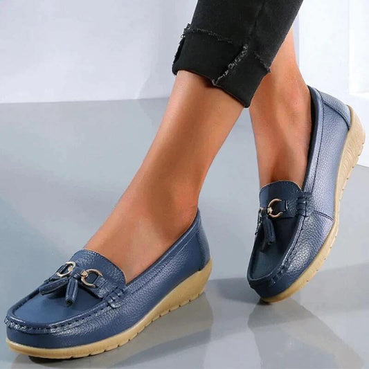 Blaue Loafer - Emily