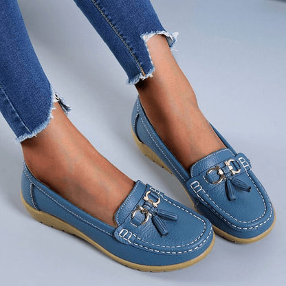 Blaue Loafer - Emily