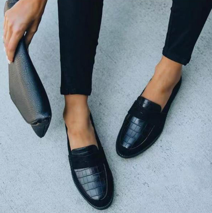 Schwarze Loafer - Nina