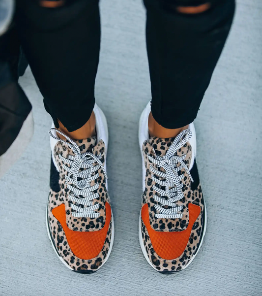 Leopard Print Sneakers - Tessa