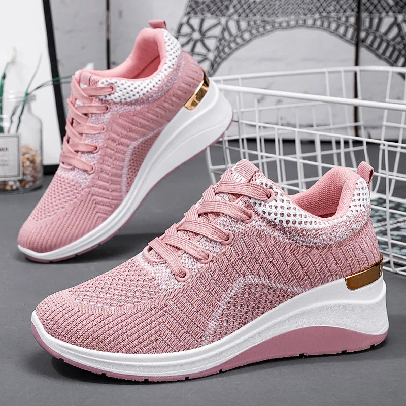 Lena - Zarte Rosa Damen-Sneakers