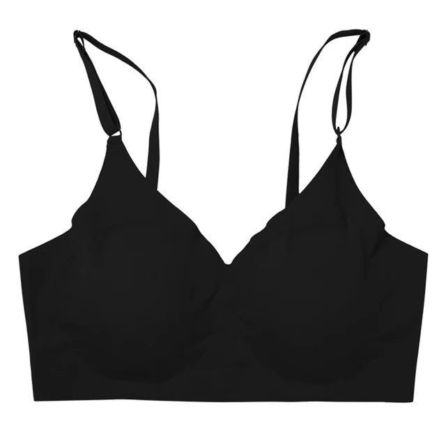 Serenity - Khakifarbener Seamless-Sport-BH