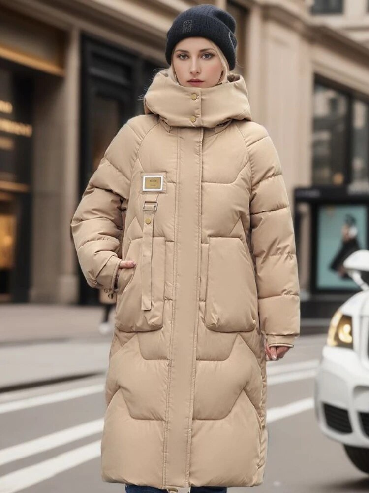 Elegante Winterjacke Beige - Sofia