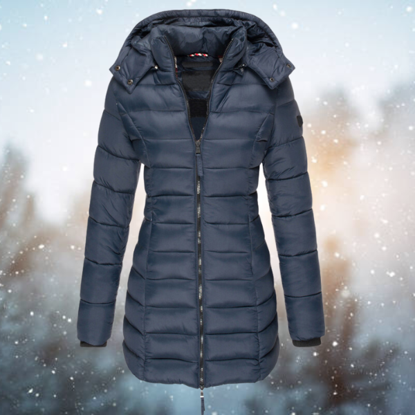 Stepp-Winterjacke Marineblau - Elina