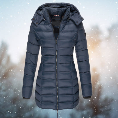 Stepp-Winterjacke Marineblau - Elina