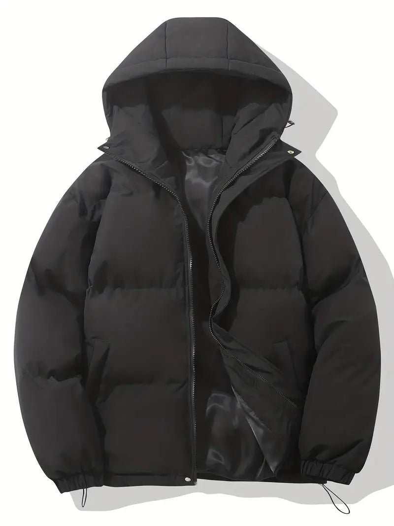 Winterjacke mit Kapuze Schwarz – Jonas