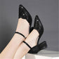 Elena - Schwarze Damen-Pumps