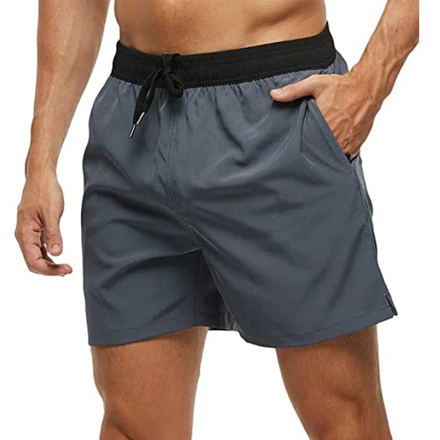 Liam - Olivgrüne Badeshorts Classic