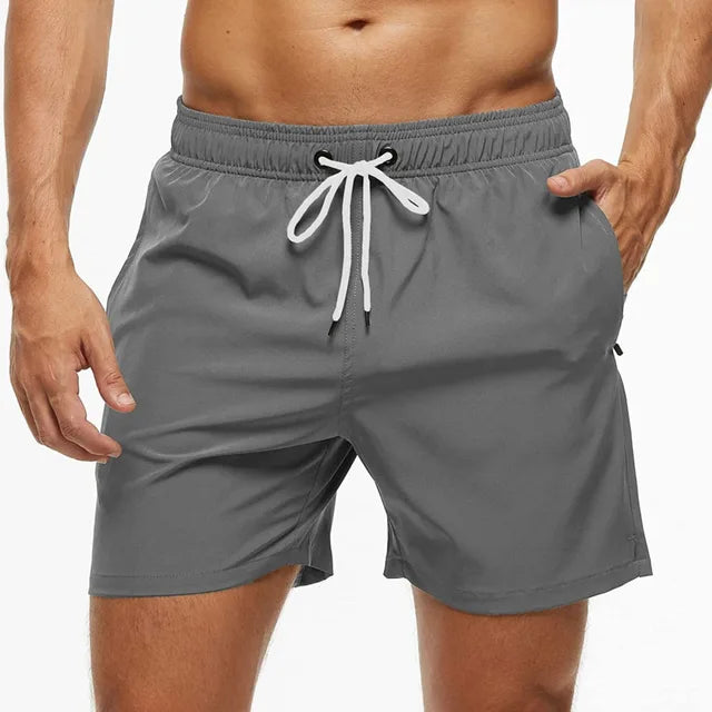 Liam - Olivgrüne Badeshorts Classic