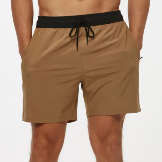 Liam - Olivgrüne Badeshorts Classic