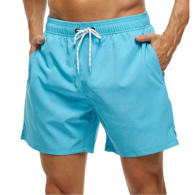 Liam - Olivgrüne Badeshorts Classic