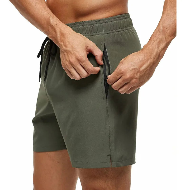 Liam - Olivgrüne Badeshorts Classic