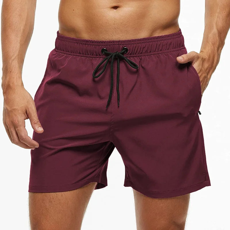 Liam - Olivgrüne Badeshorts Classic